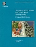 Cover: Integrating Social Concerns Into Private Sector Decisionmaking - World Bank Publications
