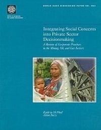 Enlarge image Cover: Integrating Social Concerns Into Private Sector Decisionmaking - World Bank Publications