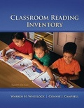 Cover: Classroom Reading Inventory - McGraw Hill Higher Education