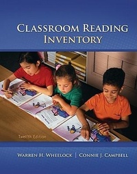 Enlarge image Cover: Classroom Reading Inventory - McGraw Hill Higher Education