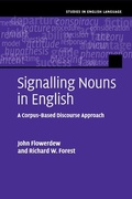 Cover: Signalling Nouns in English - Cambridge University Press