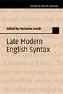 Cover: Late Modern English Syntax - Cambridge University Press