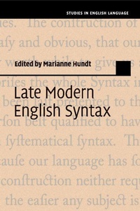 Enlarge image Cover: Late Modern English Syntax - Cambridge University Press