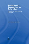 Cover: Contemporary Perspectives on Natural Law - Routledge