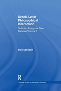 Cover: Greek-Latin Philosophical Interaction - Routledge