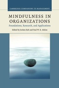 Cover: Mindfulness in Organizations - Cambridge University Press