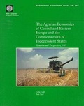 Cover: The Agrarian Economies of Central and Eastern Europe and the Commonwealth of Independent States - World Bank Publications