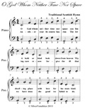 Cover: O God Whom Neither Time Nor Space - Easy Piano Sheet Music - Lulu.com