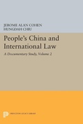Cover: People's China and International Law, Volume 2 - Princeton University Press