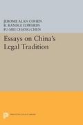 Cover: Essays on China's Legal Tradition - Princeton University Press