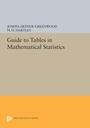 Cover: Guide to Tables in Mathematical Statistics - Princeton University Press