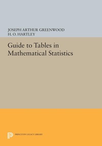 Enlarge image Cover: Guide to Tables in Mathematical Statistics - Princeton University Press