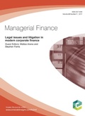 Cover: Legal Issues and Litigation in Modern Corporate Finance - Emerald Group Publishing Limited