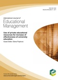 Cover: Use of Private Educational Resources for Increase of Effectiveness of University Education - Emerald Group Publishing Limited