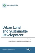 Cover: Urban Land and Sustainable Development - MDPI AG