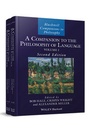 Cover: A Companion to the Philosophy of Language - Wiley-Blackwell