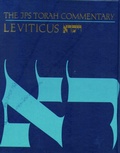 Cover: The JPS Torah Commentary: Leviticus - Jewish Publication Society
