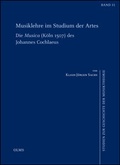 Cover: Musiklehre im Studium der Artes - Georg Olms Verlag
