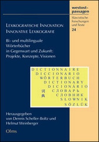 Abbildung von: Lexikographische Innovation - Innovative Lexikographie - Georg Olms Verlag