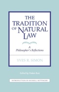 Cover: The Tradition of Natural Law - Fordham University Press