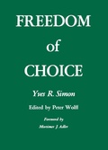 Cover: Freedom of Choice - Fordham University Press