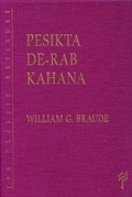 Cover: Pesikta De-Rab Kahana - Jewish Publication Society