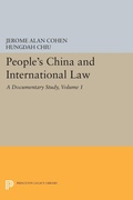 Cover: People's China and International Law, Volume 1 - Princeton University Press