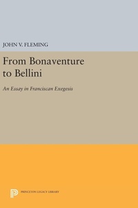 Enlarge image Cover: From Bonaventure to Bellini - Princeton University Press