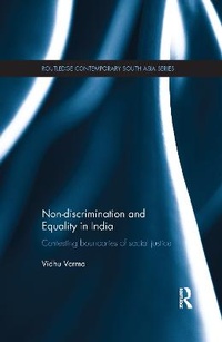 Enlarge image Cover: Non-discrimination and Equality in India - Routledge