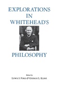 Cover: Explorations in Whitehead's Philosophy - Fordham University Press