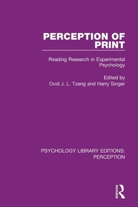 Enlarge image Cover: Perception of Print - Routledge