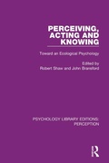 Cover: Perceiving, Acting and Knowing - Routledge