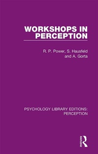 Enlarge image Cover: Workshops in Perception - Routledge