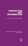 Cover: Perception and Information - Routledge