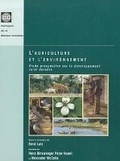 Cover: L'Agriculture et L'Environment - World Bank Publications