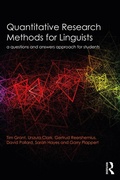 Cover: Quantitative Research Methods for Linguists - Routledge