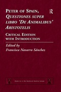 Cover: Peter of Spain, Questiones super libro De Animalibus Aristotelis - Routledge