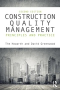 Cover: Construction Quality Management - Routledge