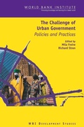 Cover: The Challenge of Urban Government - World Bank Publications