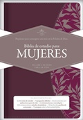 Cover: RVR 1960 Biblia de Estudio para Mujeres, vino tinto/fucsia simil piel - Broadman & Holman Publishers