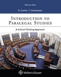 Enlarge image Cover: Introduction to Paralegal Studies - Aspen Publishers Inc.,U.S.