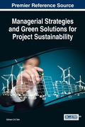 Cover: Managerial Strategies and Green Solutions for Project Sustainability - Information Science Reference