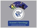 Cover: Season's Greetings - Art Deco Christmas Greeting Cards. - Laughing Elephant