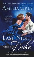 Cover: Last Night with the Duke - St. Martin's Paperbacks
