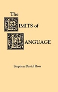 Cover: The Limits of Language - Fordham University Press