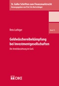 Cover: Geldw&auml;schereibek&auml;mpfung bei Investmentgesellschaften - Dike Verlag Z&uuml;rich