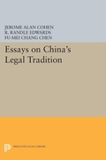 Cover: Essays on China's Legal Tradition - Princeton University Press
