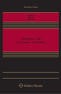 Cover: Criminal Law - Aspen Publishers Inc.,U.S.