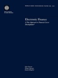 Cover: Electronic Finance - World Bank Publications