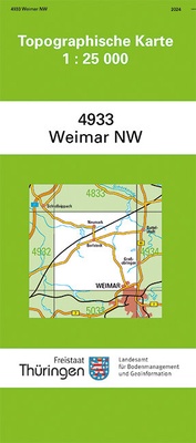 Abbildung von: Weimar Nordwest - Thüringer Landesamt für Bodenmanagement und Geoinformation
